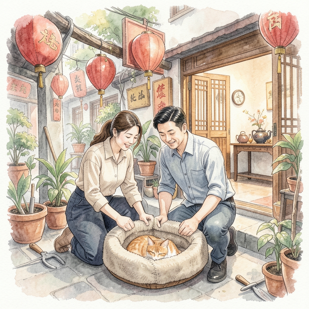 如何将旧毛衣改造成猫咪的舒适床