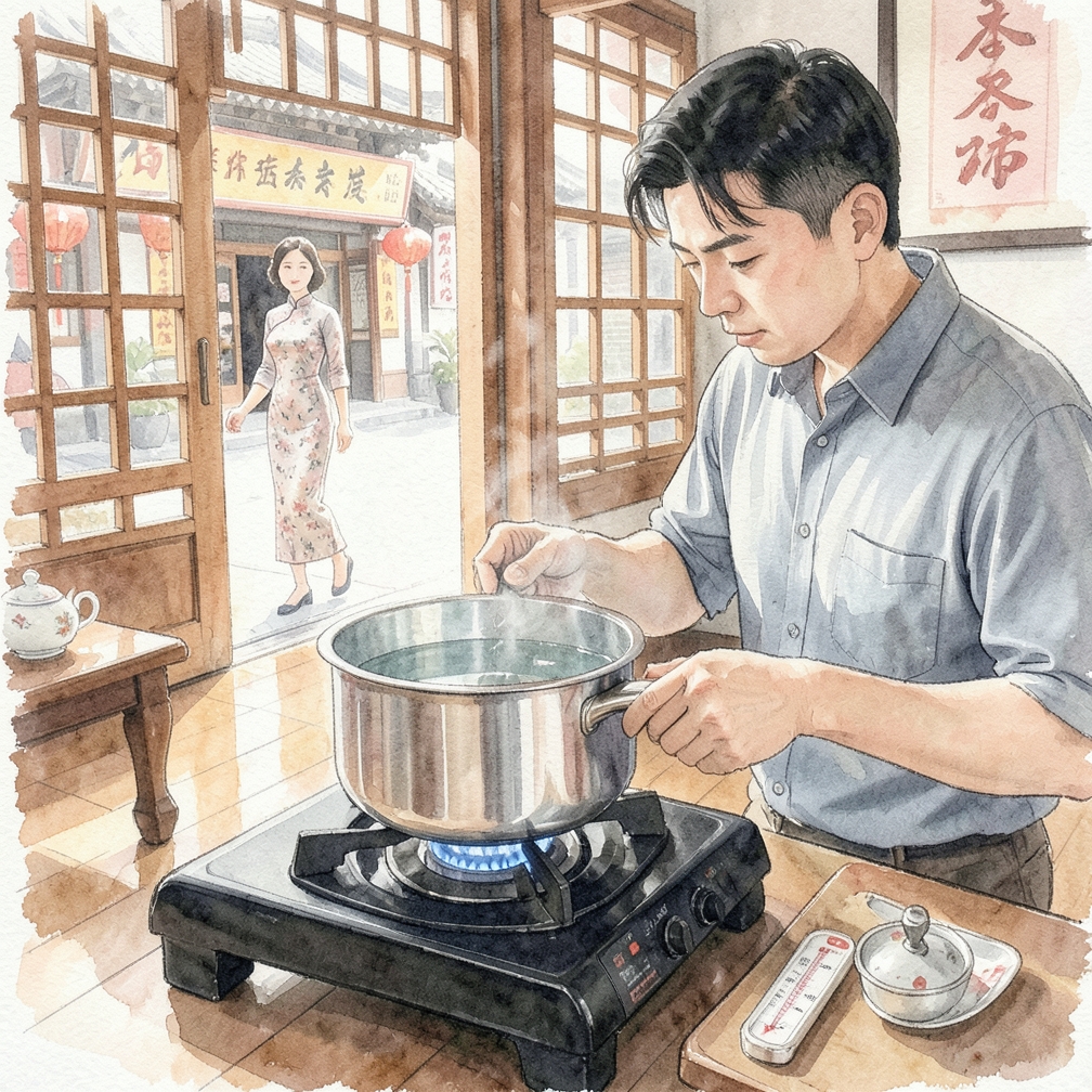 准备煮制工具和材料