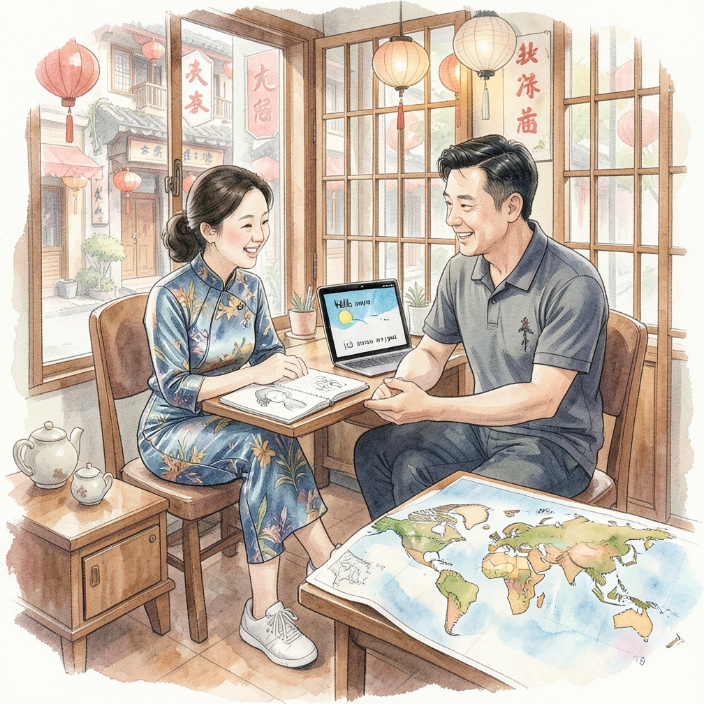 如何与不会说你语言的人交谈