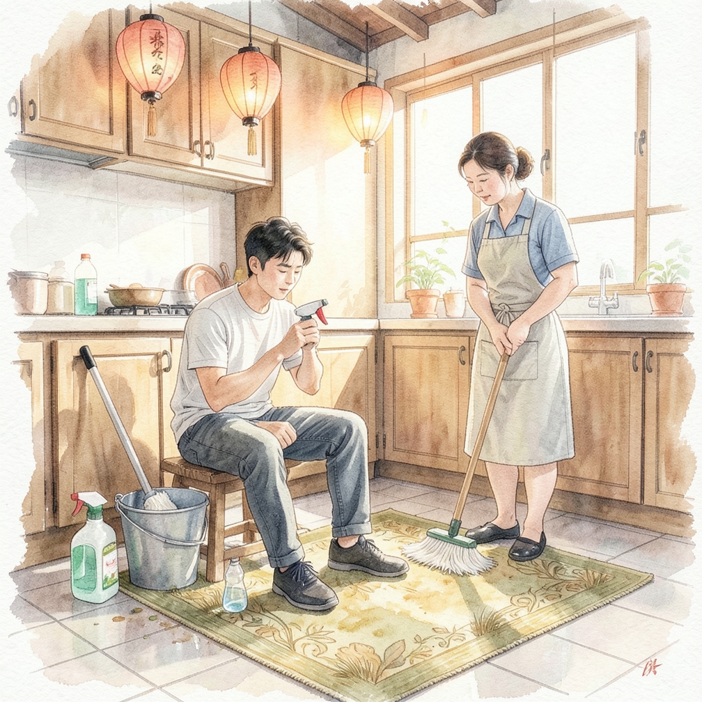 立即处理污渍