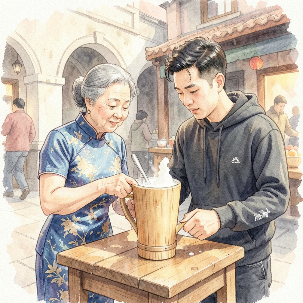 如何用牛奶和搅拌机制作冰淇淋