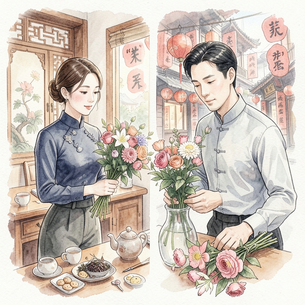 如何一步步制作花束