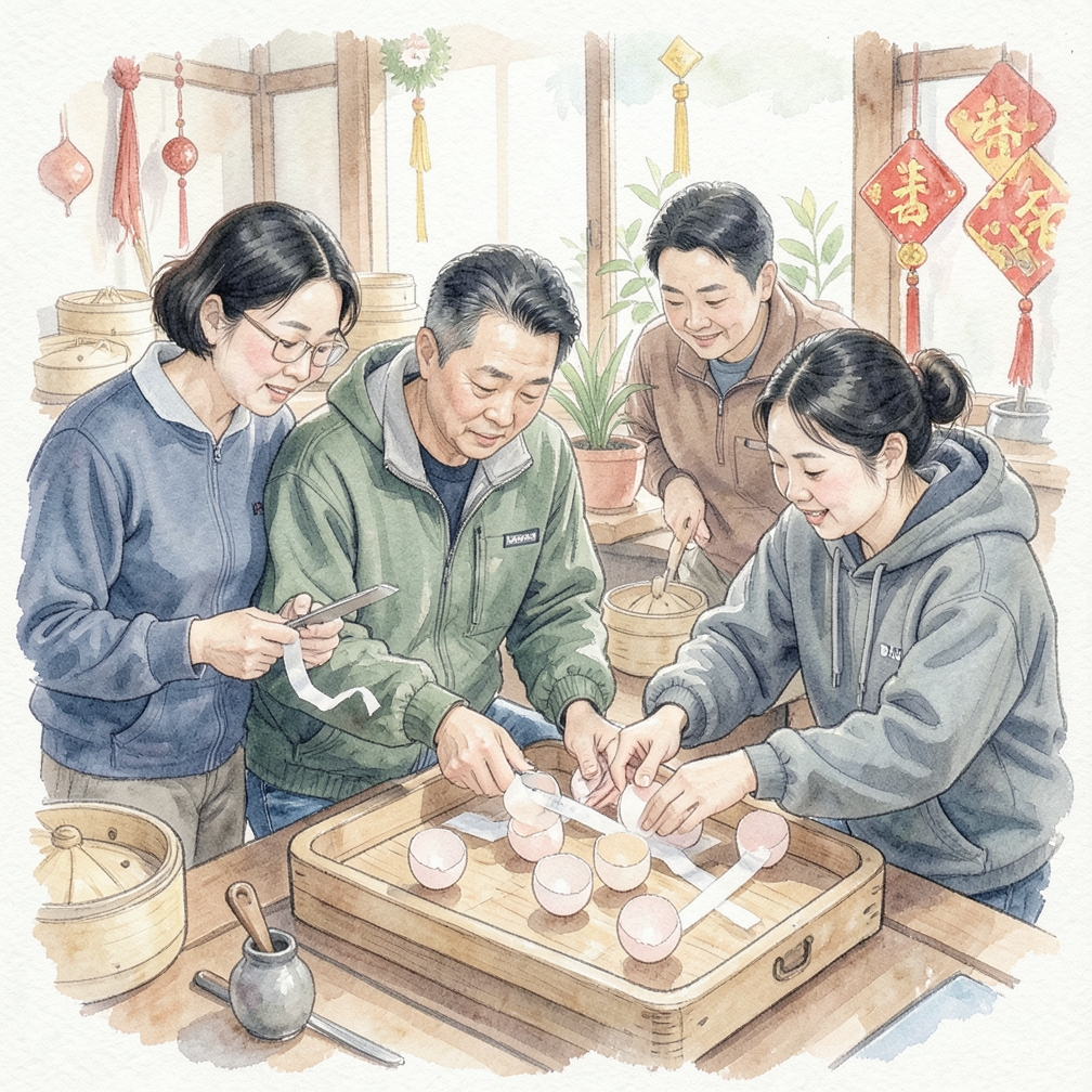 在鸡蛋的两端贴上胶带
