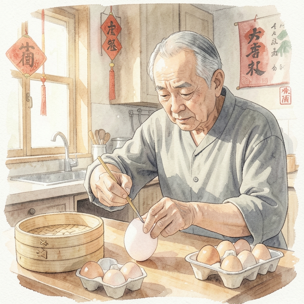 使用工具輕輕打孔