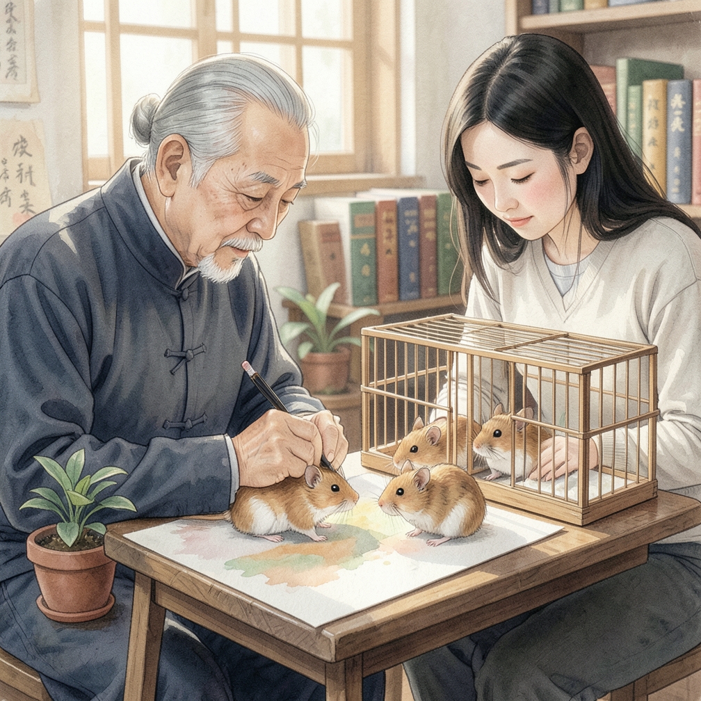 将仓鼠分笼放置
