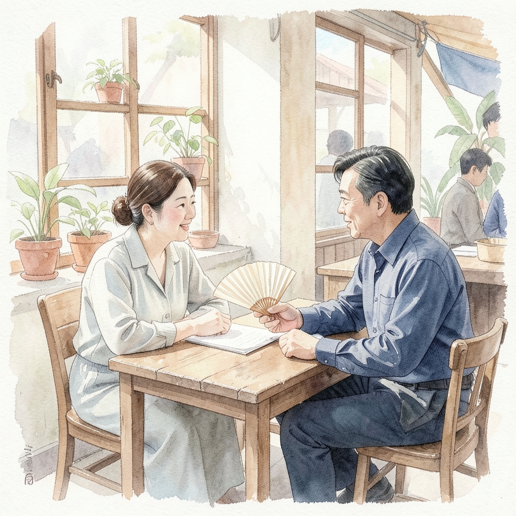 與律師會面