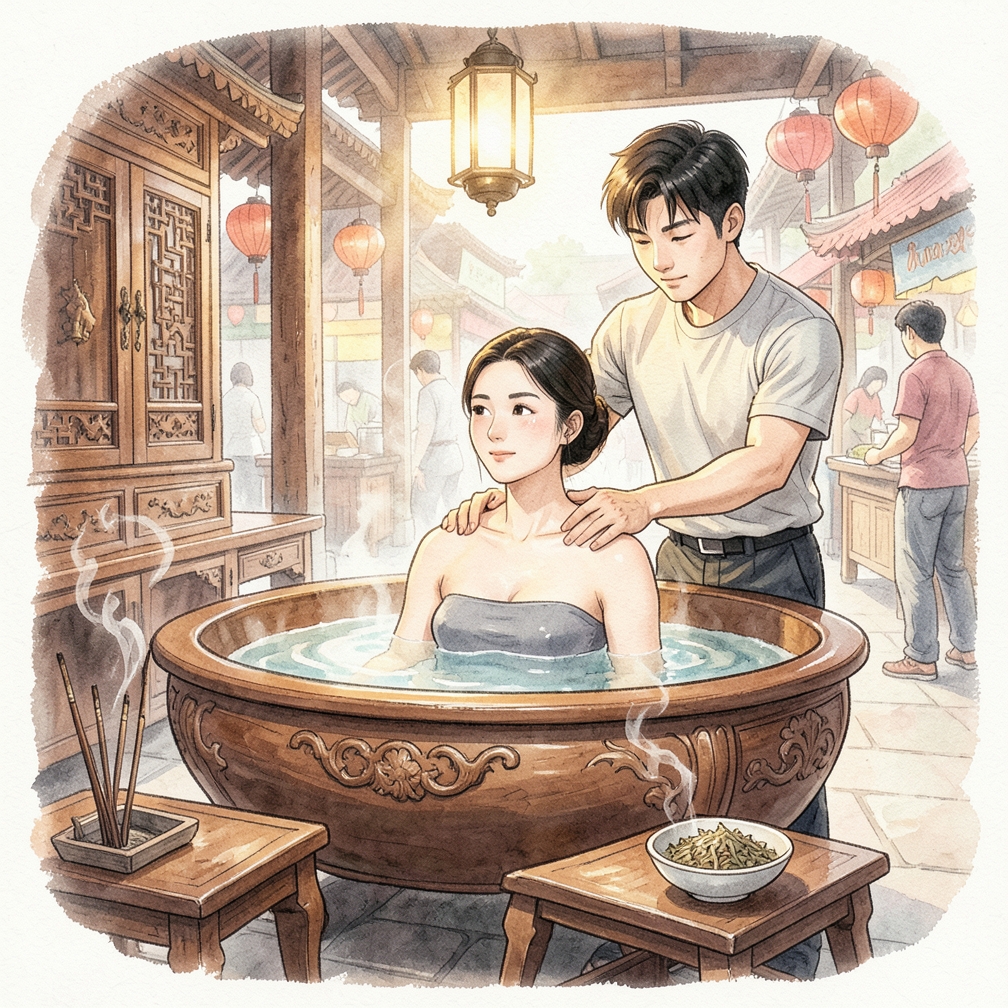 如何逐步进行排毒浴