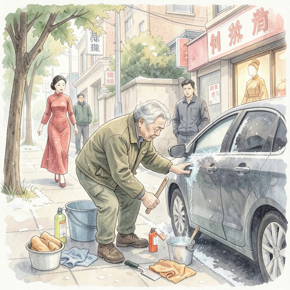 如何逐步处理冻结的车门