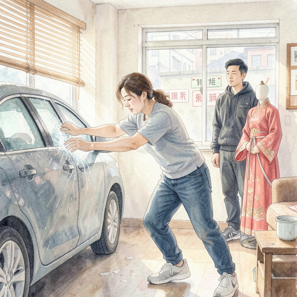推压车门