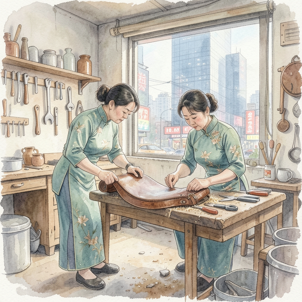 準備彎曲工具和材料