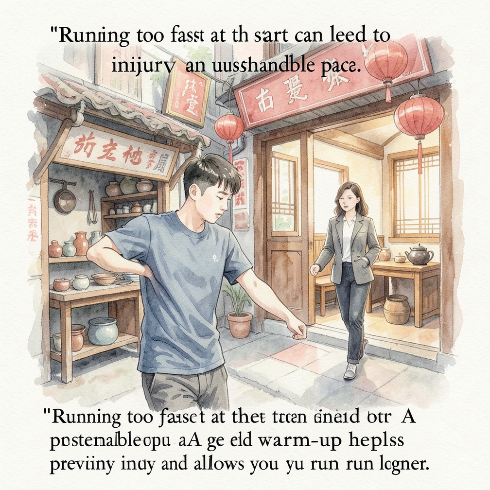 跑步前热身