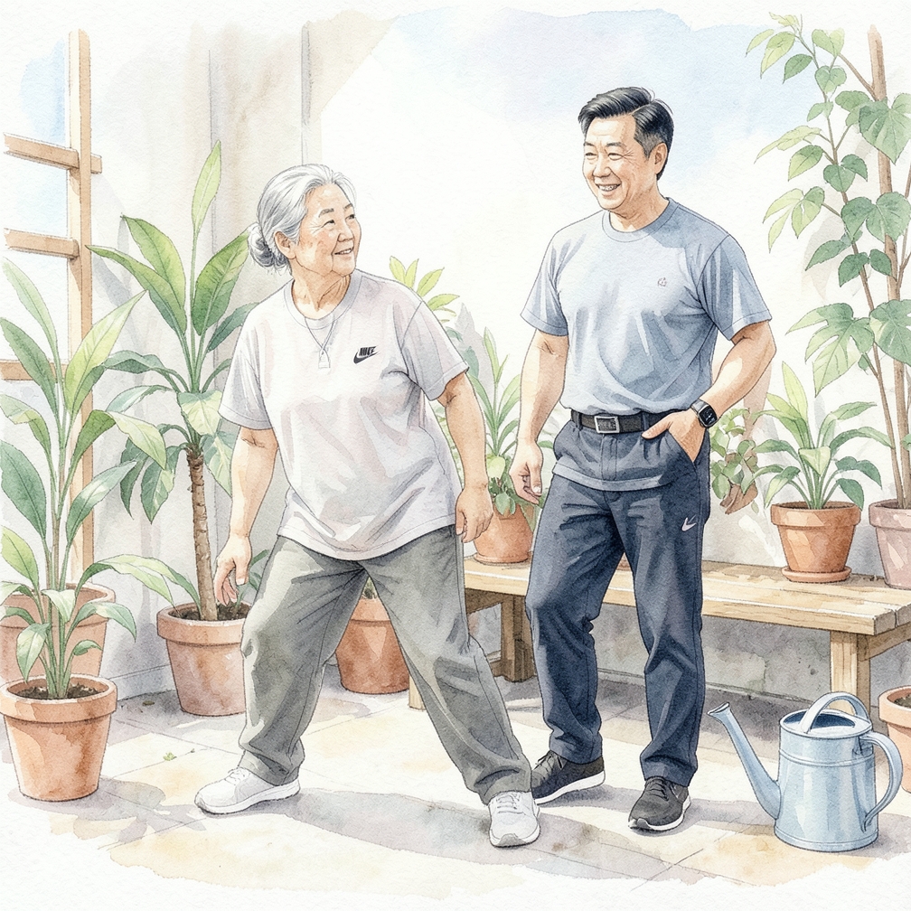 跑步后拉伸