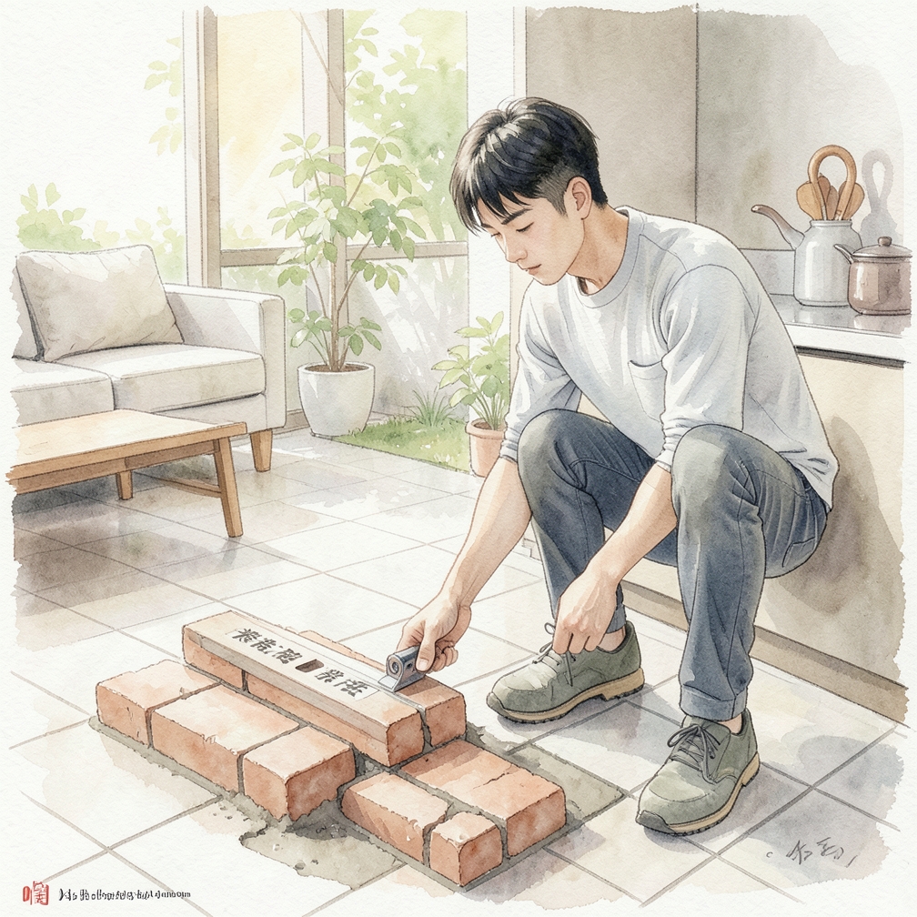 塗抹薄漿 mortar