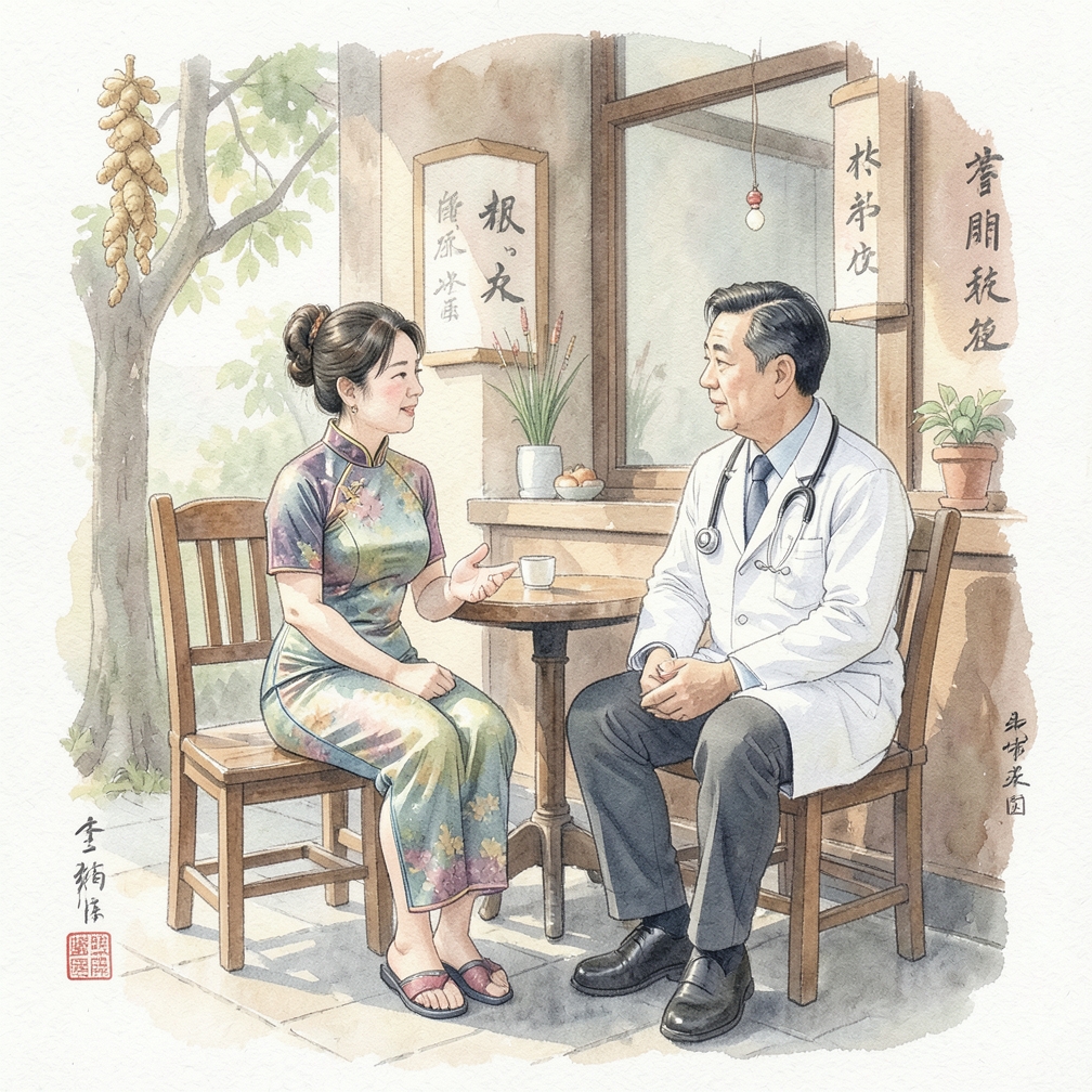 找到患者喉部的環狀軟骨膜區域
