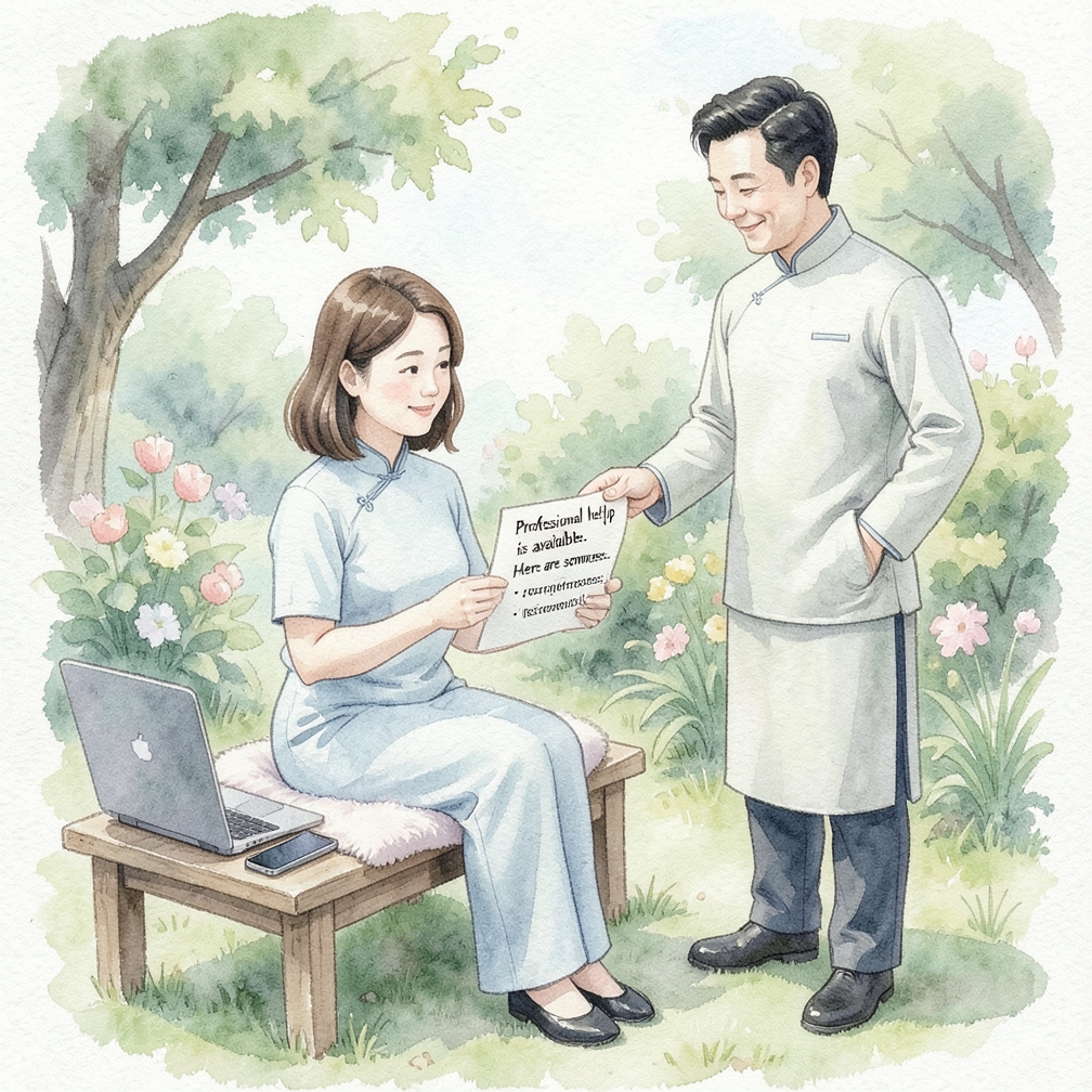 鼓励专业帮助 — 3