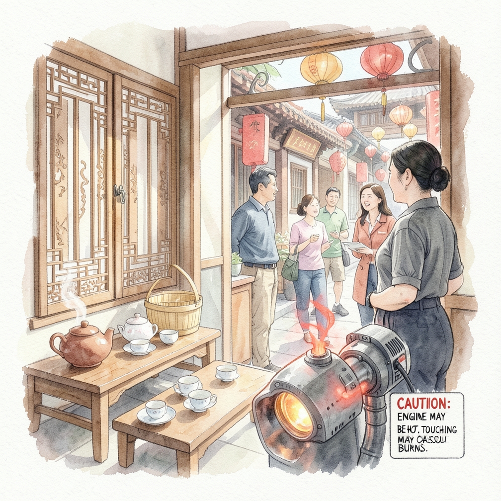 在尝试移除传感器之前让发动机冷却