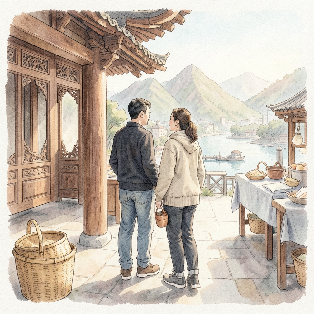 利用指南針判斷地標方向