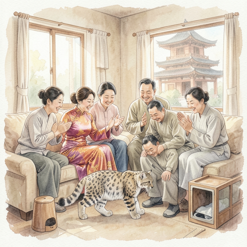 逐步引導她使用廁所