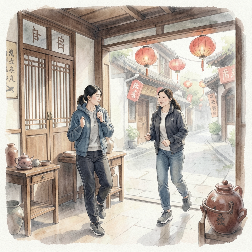 进行适度的运动