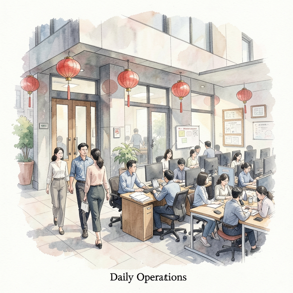 說明日常運作方式
