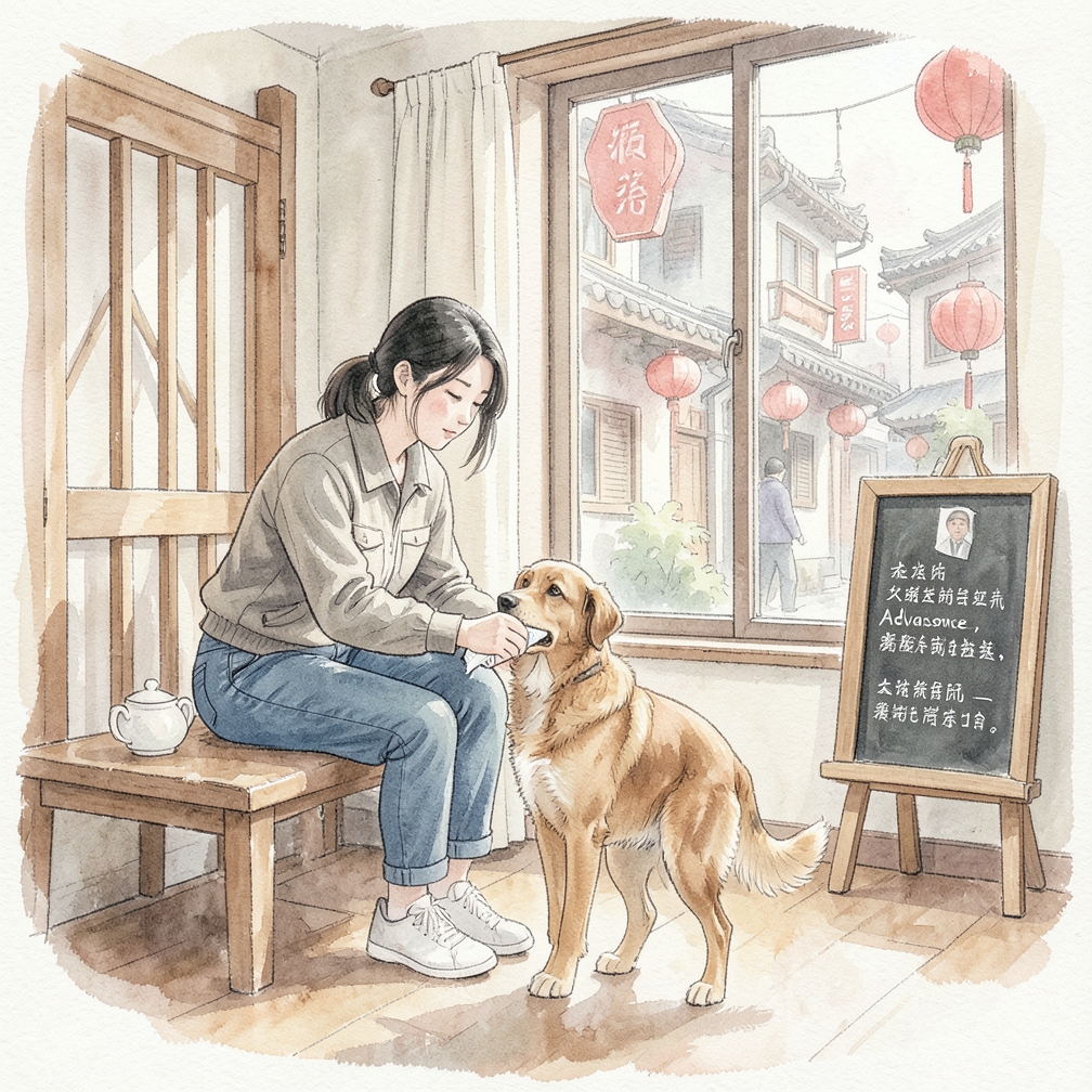 让狗狗保持正确姿势