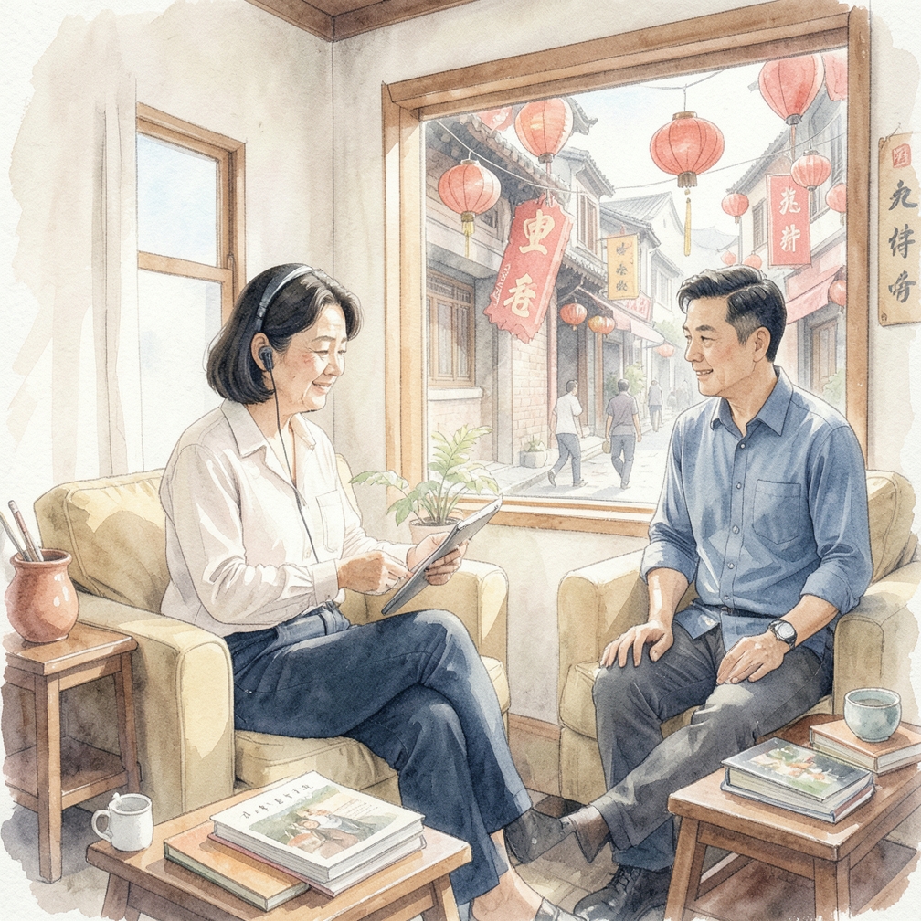 沉浸在语言中