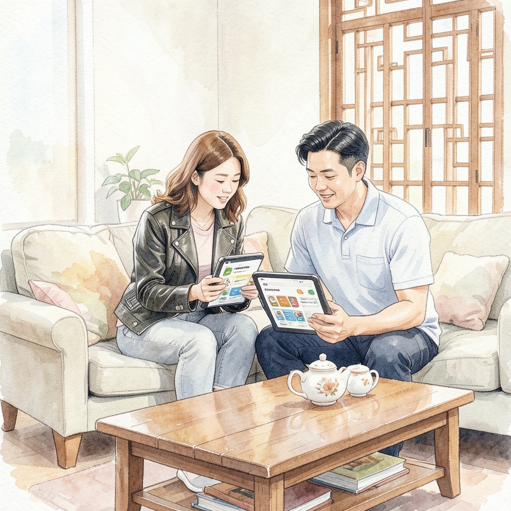 使用语言学习应用程序和资源