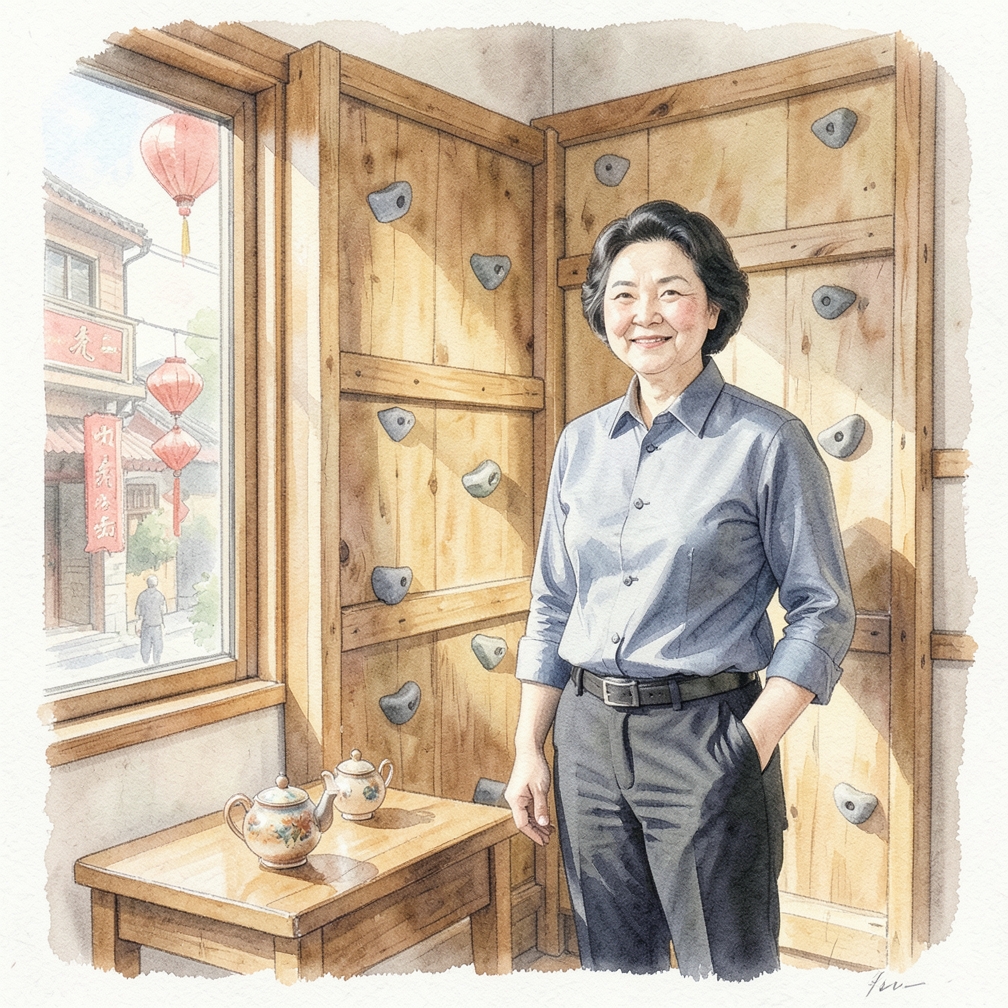如果可能，将攀岩墙连接到家中的现有框架上。