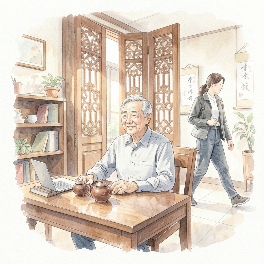 在纸上绘制攀岩墙的设计草图。