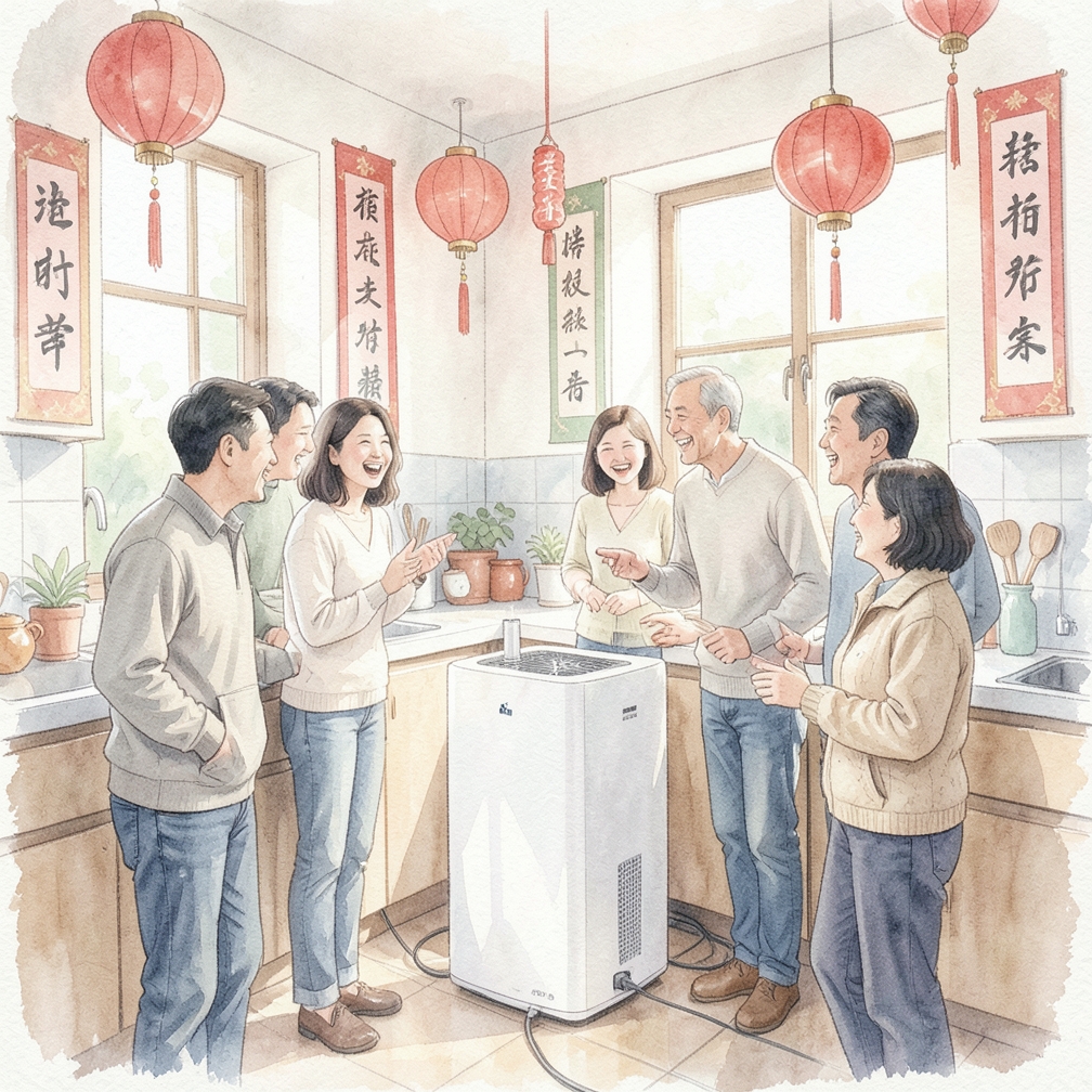 使用除湿机去除醋味