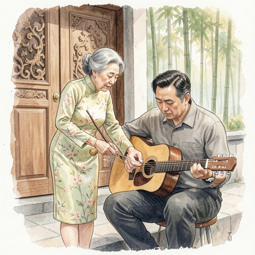 如何逐步降低原声吉他琴弦高度