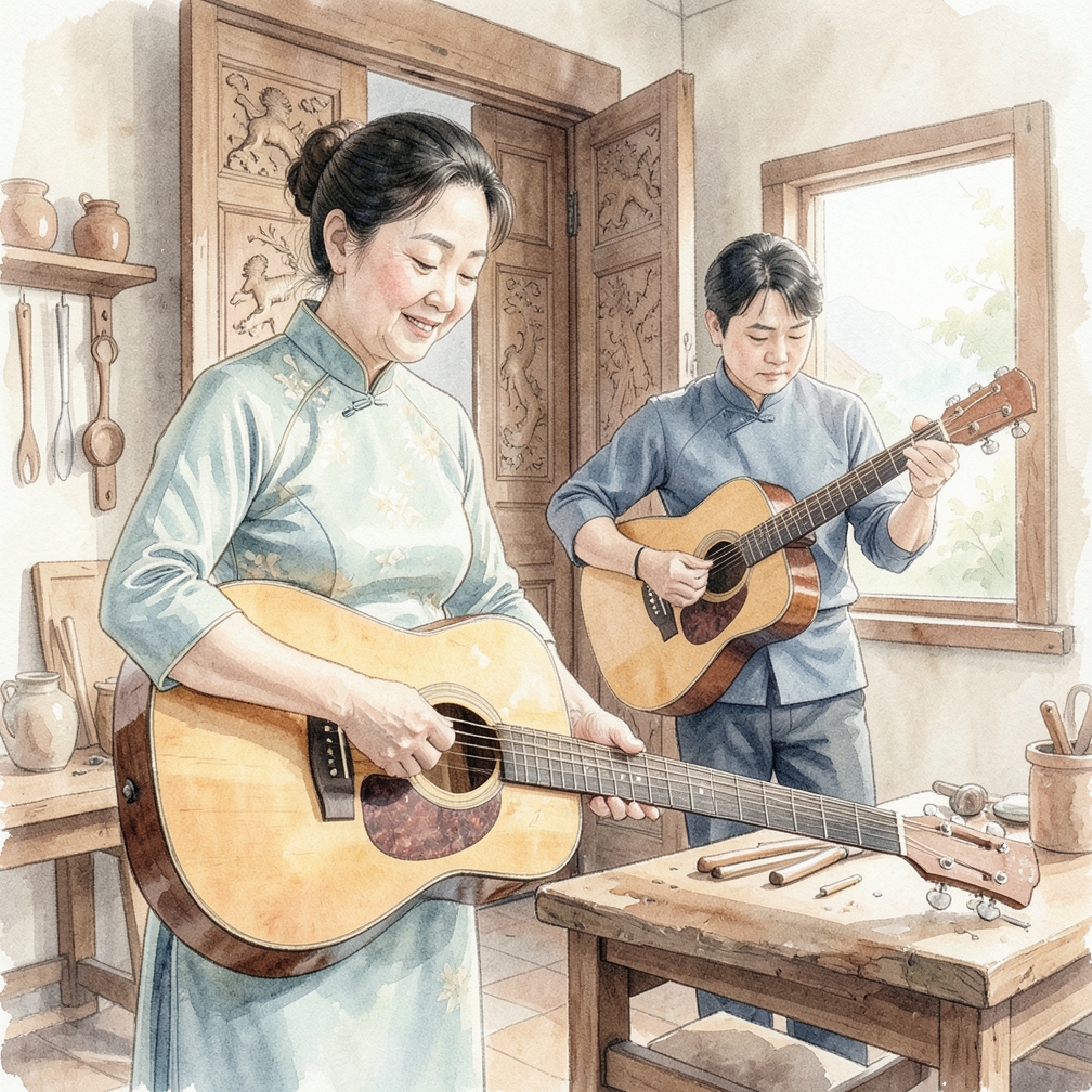 移除下部三根琴弦