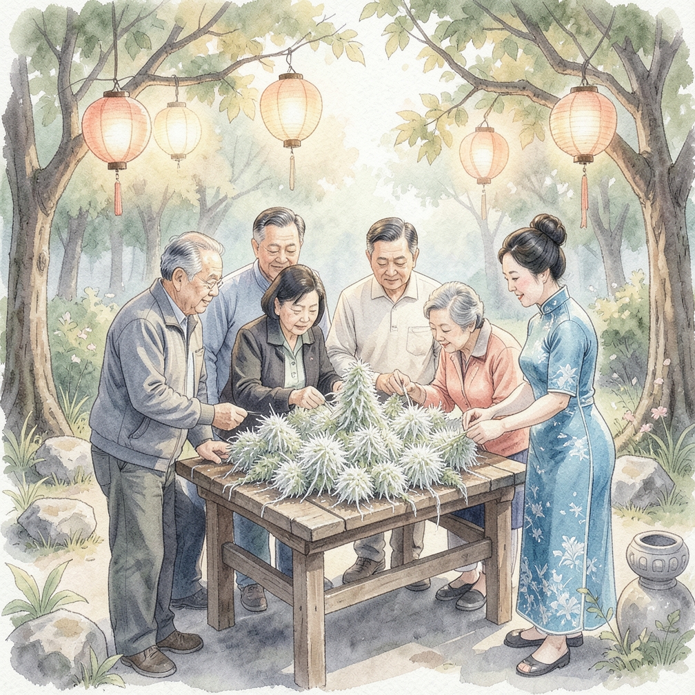 檢查是否有小而晶體狀的毛髮