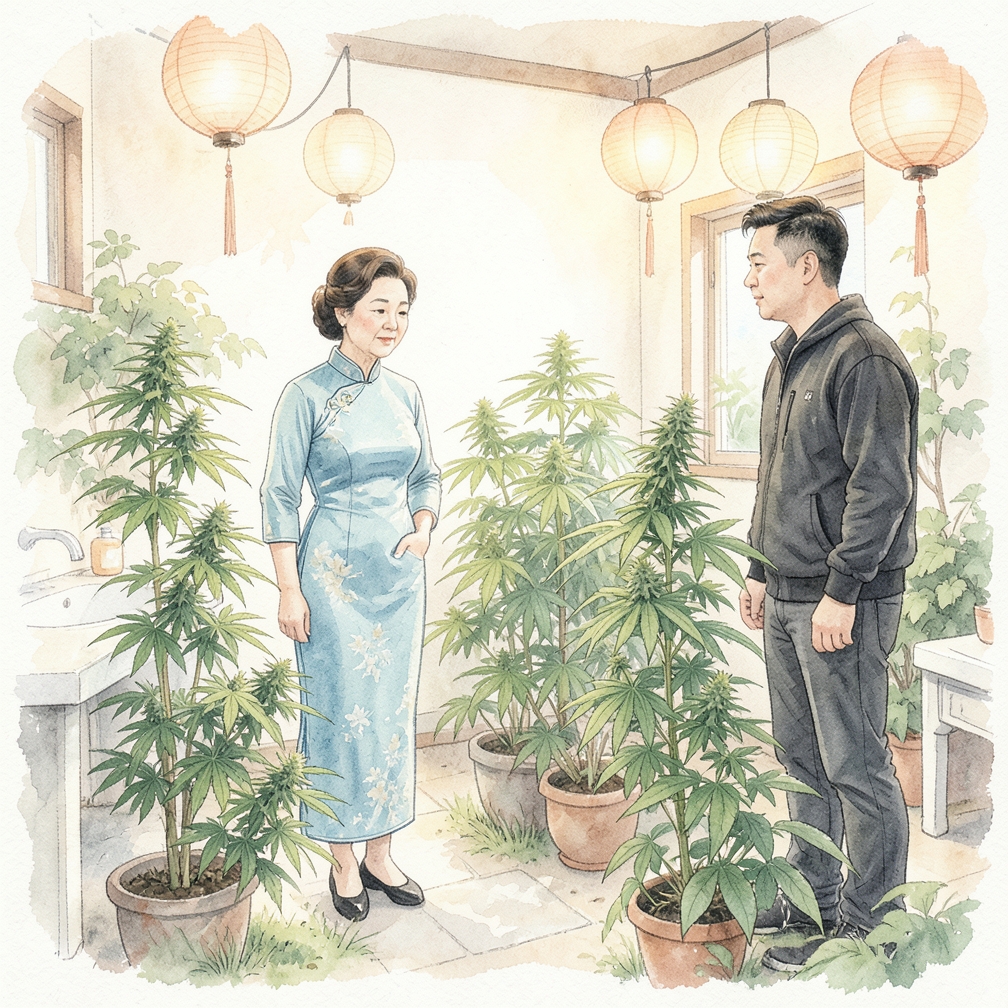觀察植株的枝葉分布