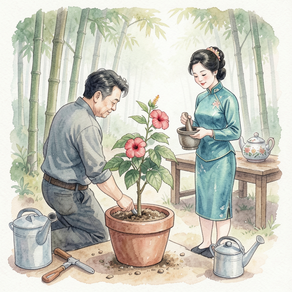 準備種植盆土