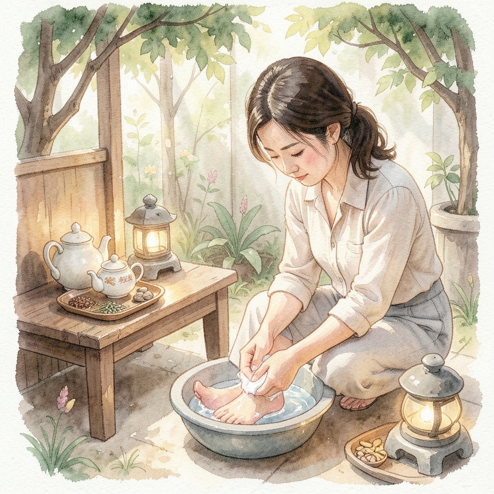 清洁双脚
