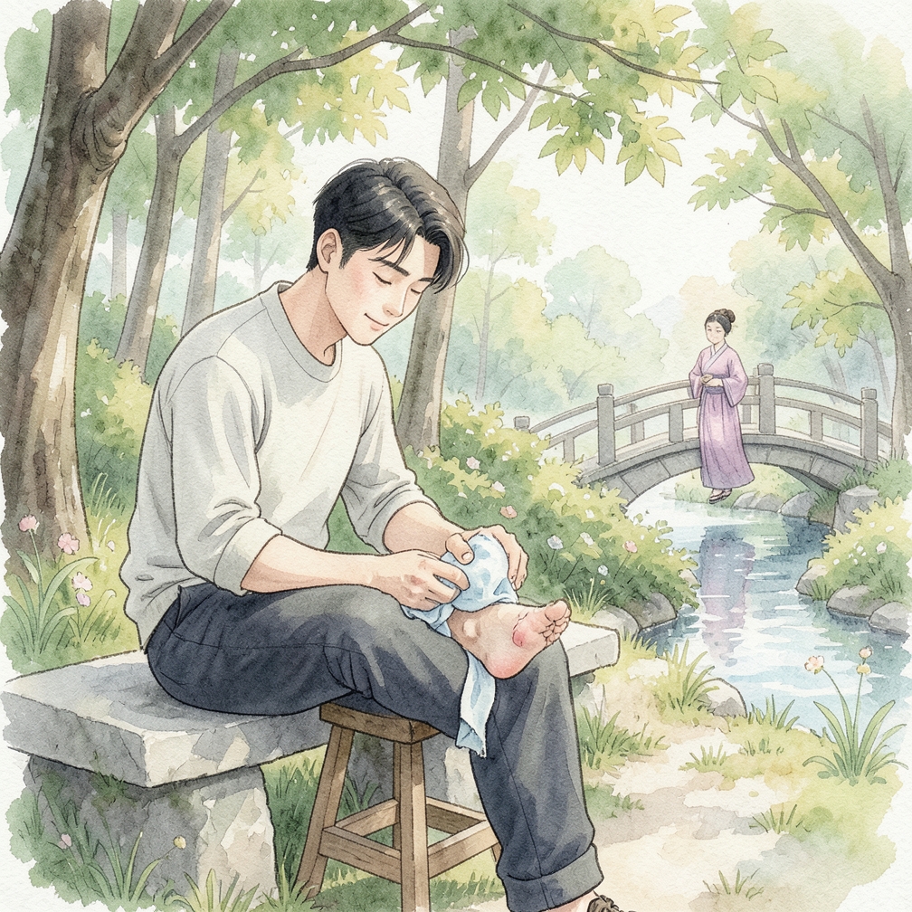 使用冰敷减轻肿胀
