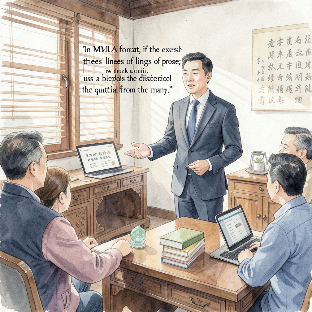 当引用内容超过3至4行时使用块引用
