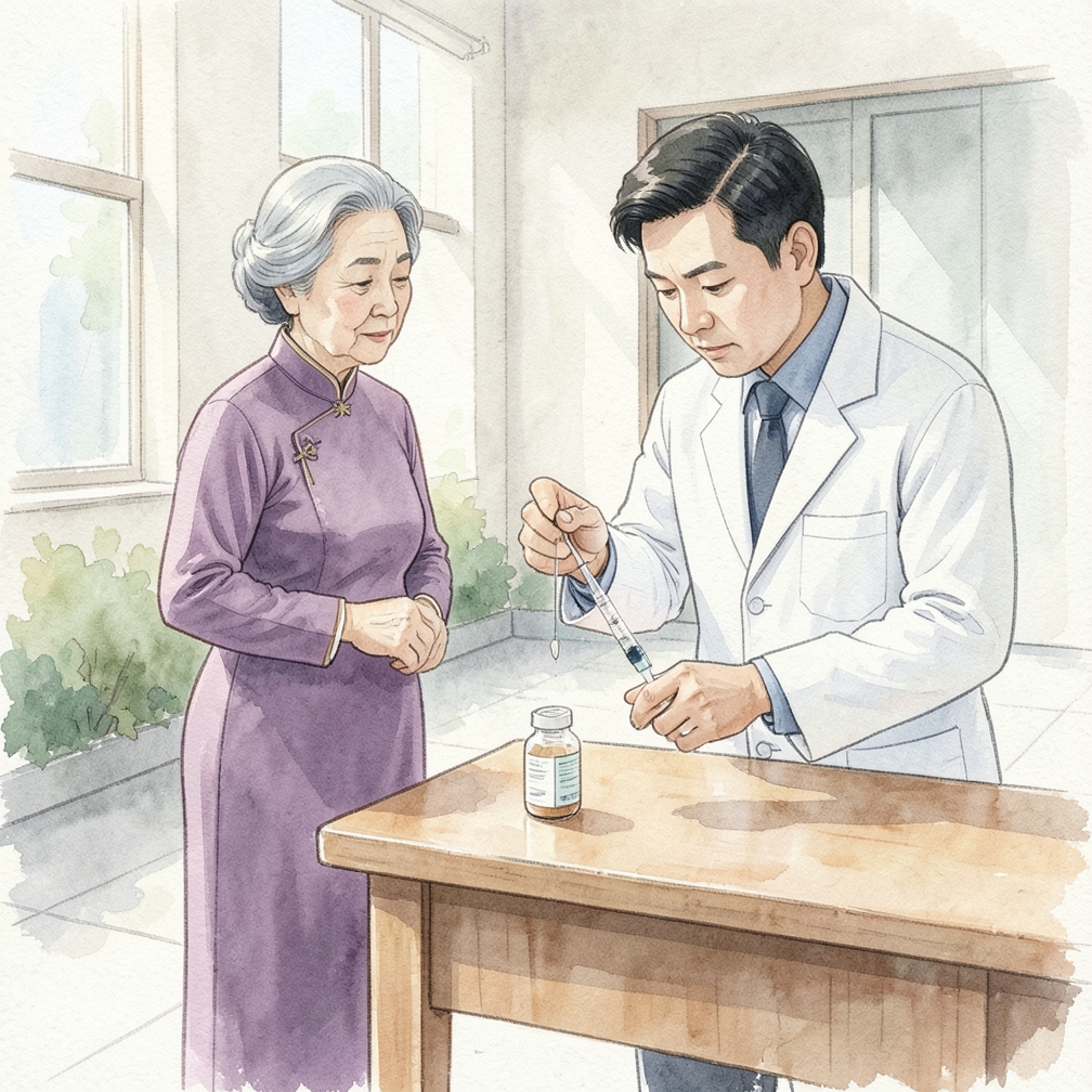 抽取药液