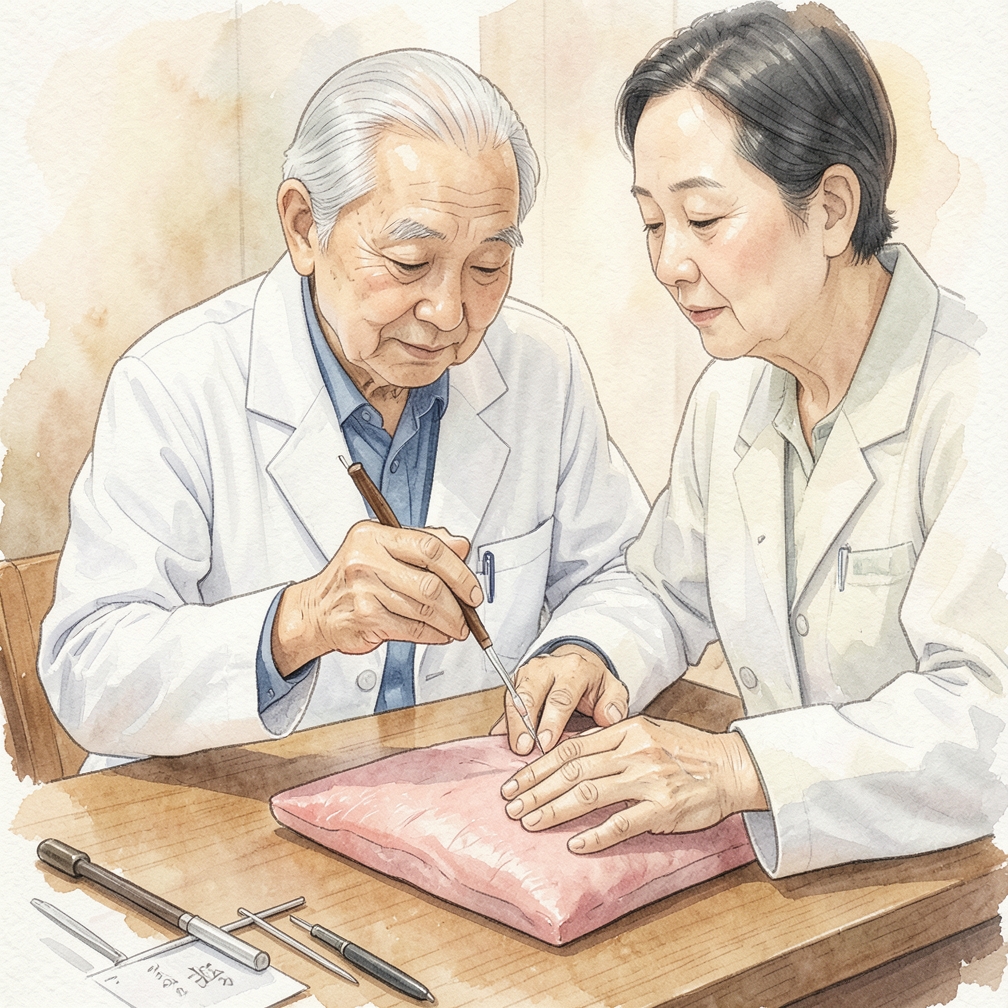 缓慢推注药液