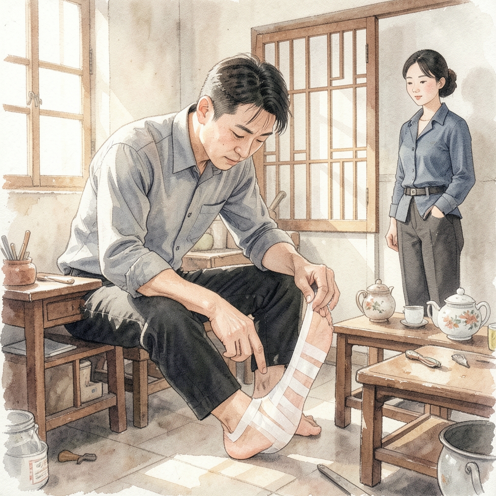 水平貼膠帶