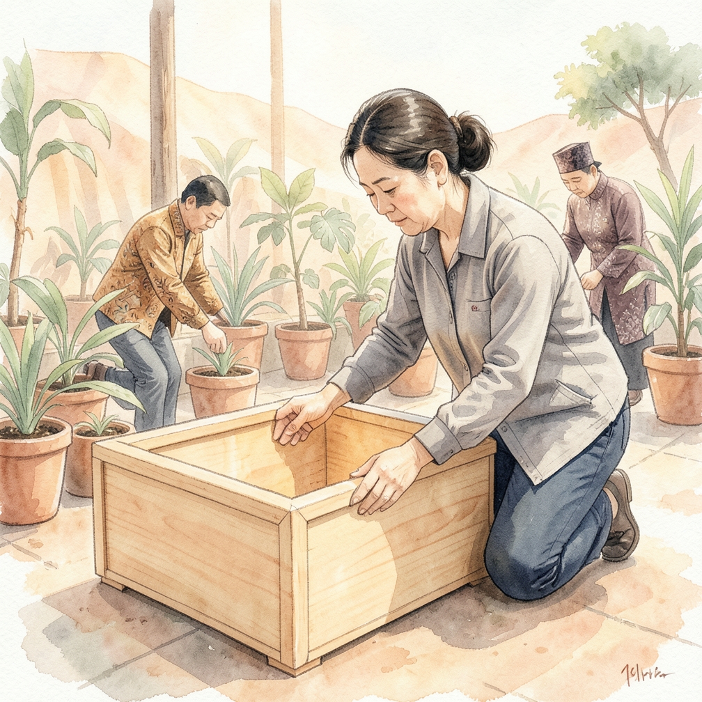 完成清潔並檢查
