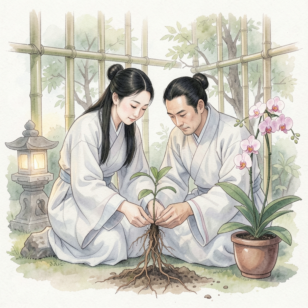 等待枝條生根並長出4至6片葉子