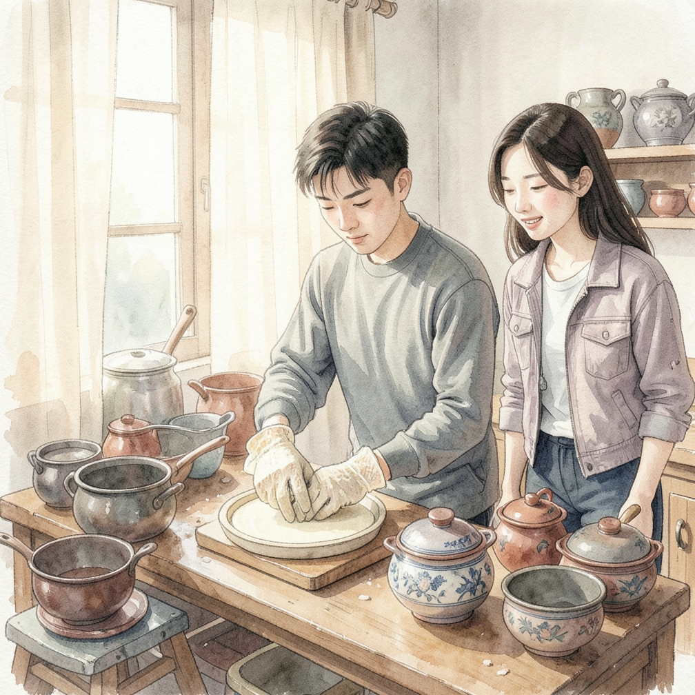 如何逐步清洁松饼模具