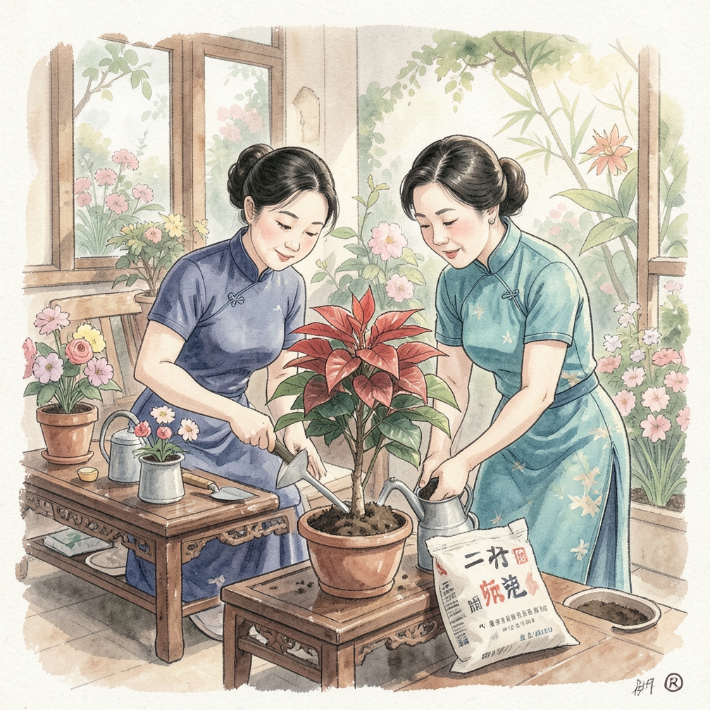如何逐步种植一品红