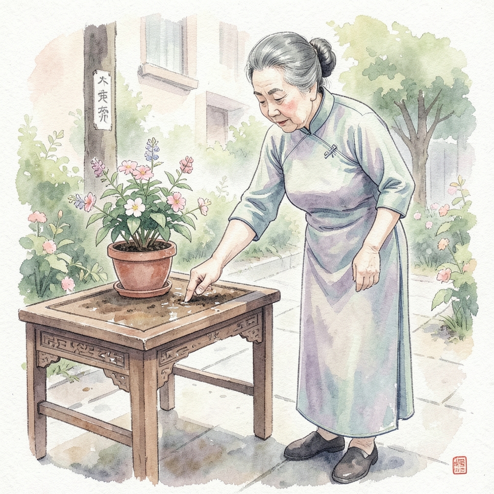 在整個生長季節為一品紅澆水