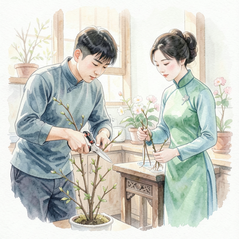 修剪與繁殖一品紅