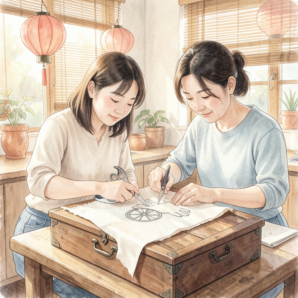 裁剪手套布料