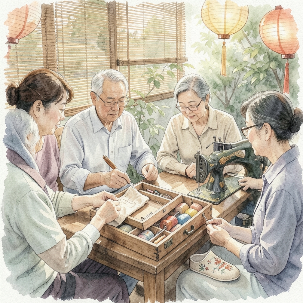 缝制手套主体