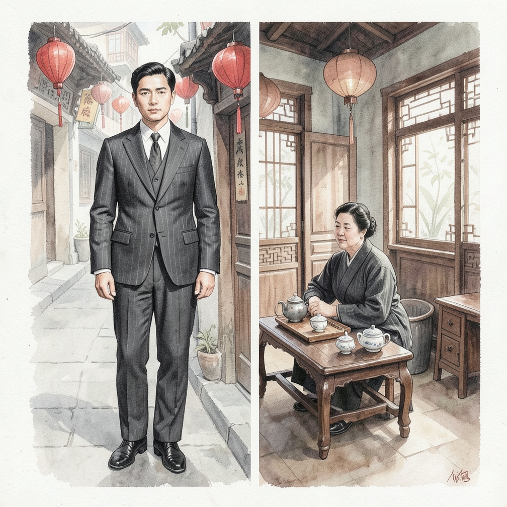 穿着正式